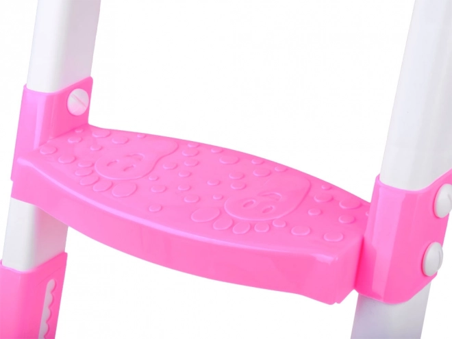 Roze toiletkrukje voor kinderen