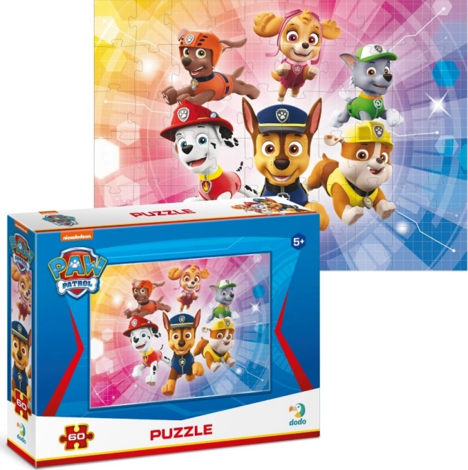 Puzzel Paw Patrol: Super Team 60 stukjes