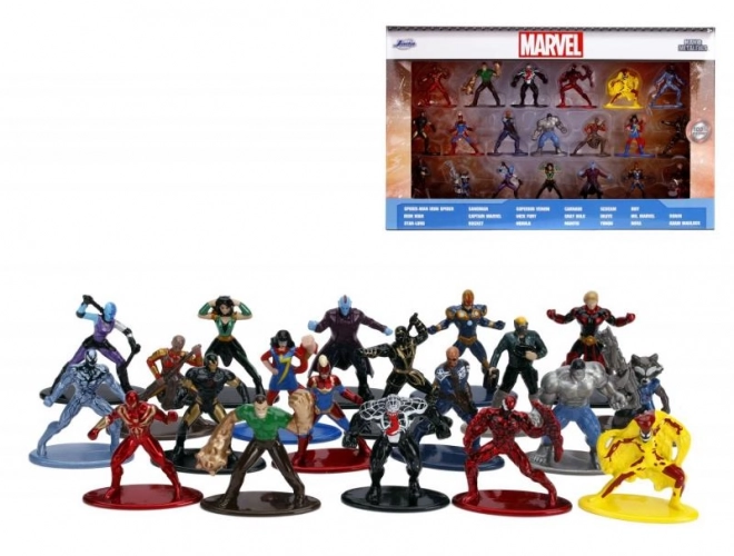 Marvel Metalen verzamelbare nanofiguren 20 stuks