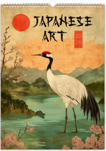 Muurkalender Vintage posters – Japanse kunst 2026