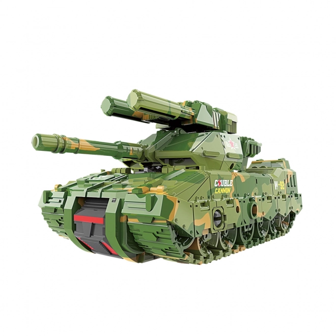 Robotische opvouwbare tank groen