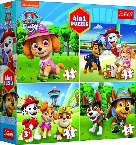 Puzzel 4in1 Paw Patrol