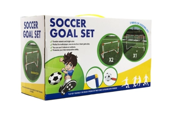 Kinder voetbaldoel 2-in-1 met bal