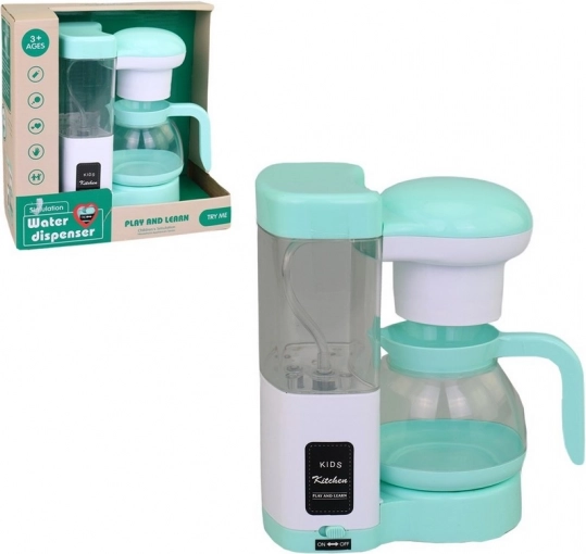 Draagbare koffiefilter met batterijen, licht en geluid