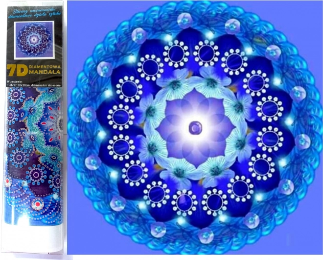 Norimpex Diamant Schilderen 7D Middernacht Mandala 30x30cm