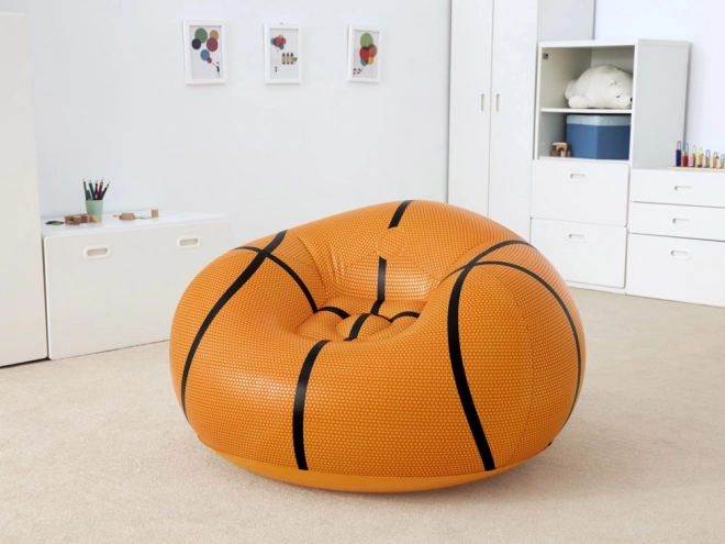 Opblaasbare kinderstoel basketbalbal