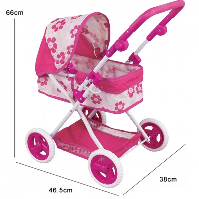 Woopie koninklijke diepe poppenwagen
