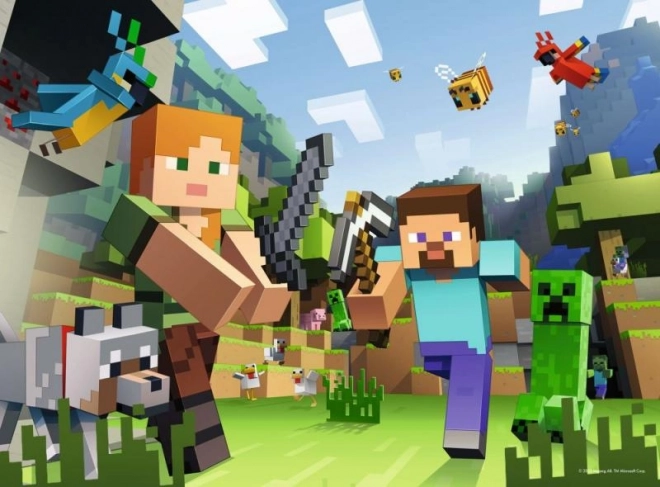 Puzzel Minecraft 100 stukjes