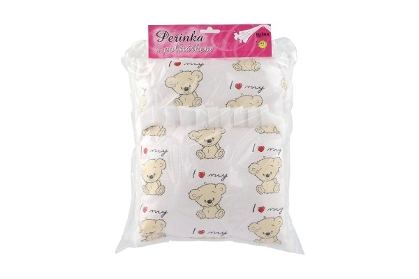 Deken met kussentje voor poppen