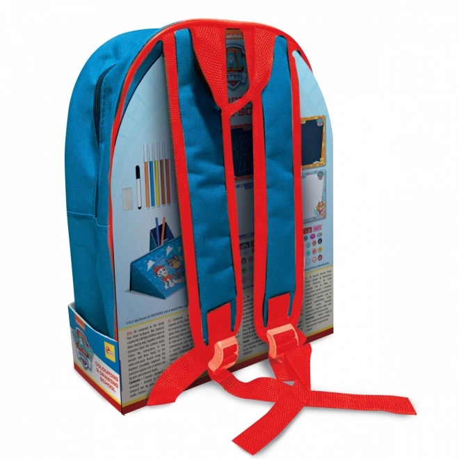 Tekenset voor school met rugzak Paw Patrol