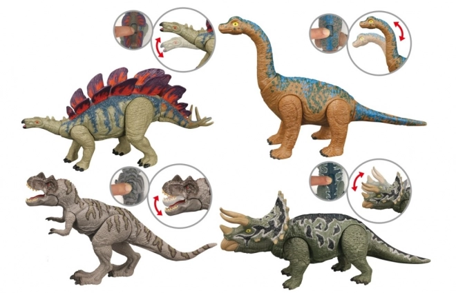 Interactieve dinosaurus met beweegbare kop