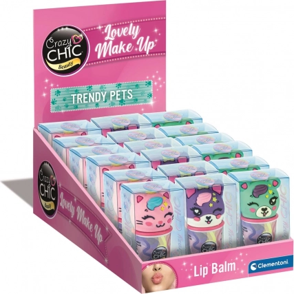 Crazy Chic lippenbalsem in de vorm van ijsje en muffin CLEMENTONI