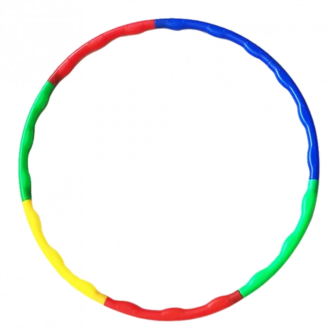 Kleurrijke opvouwbare Hula Hoop met massagenoppen