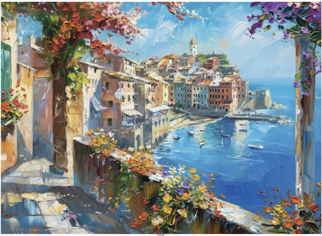 Puzzel Mediterraan Stadje 1000 stukjes