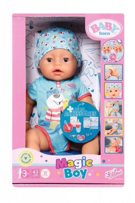 BABY born met magische fopspeen, jongetje, 43 cm
