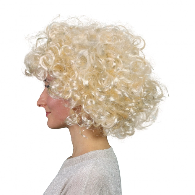 Blonde pruik