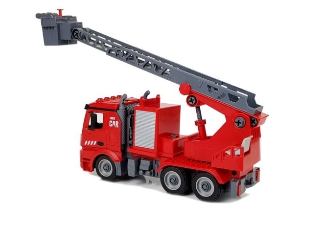 Set DIY Brandweerwagen 2-in-1 met Verwisselbare Krik