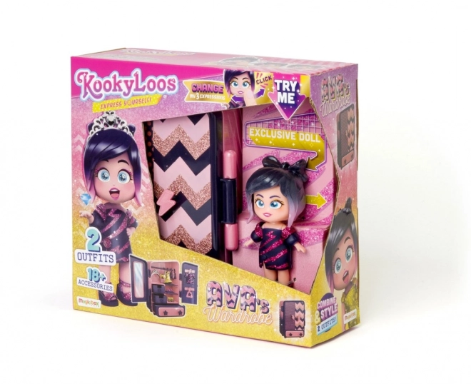 Speelset met pop KookyLoos Ava
