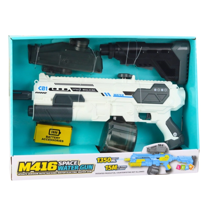 Elektrische waterpistool M416 met reservoirs 1350ml