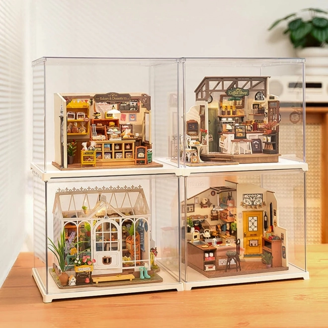 RoboTime display voor miniatuurhuisjes