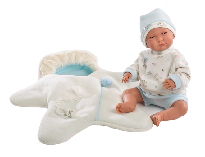 Llorens M740-37 outfit voor de pop baby NEW BORN maat 40-42 cm