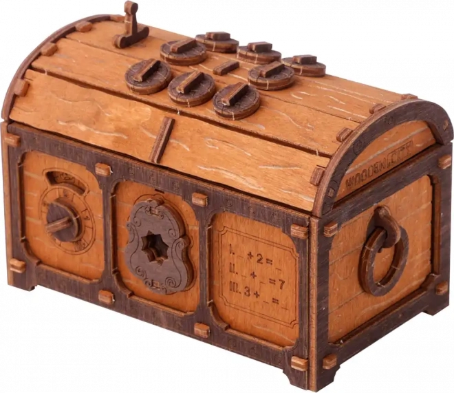 Escape Room Schatkist houten 3D-puzzel