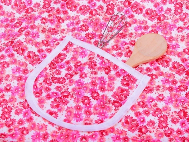 Kinderkookset met bloemenpatroon