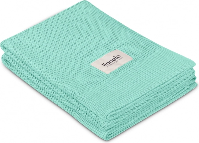 Zachte bamboedeken Green Mint Lionelo