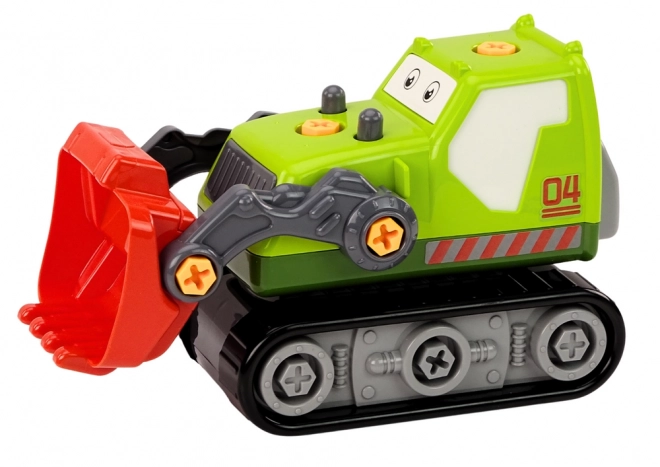 DIY Kinder schroefbare constructieset rupsbandlader