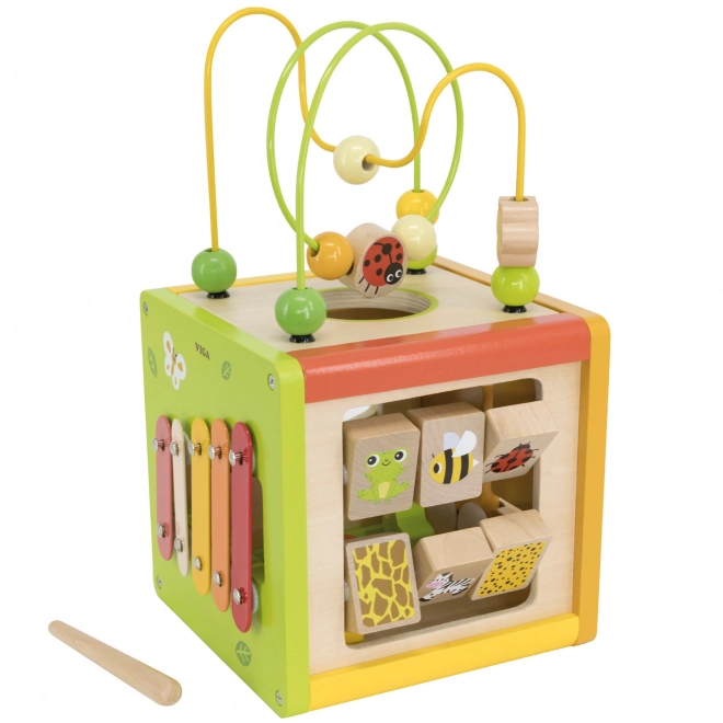 Houten blok 5-in-1