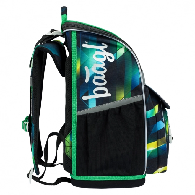 BAAGL schoolset Zippy voetbalspeler – schooltas, etui en gymsack