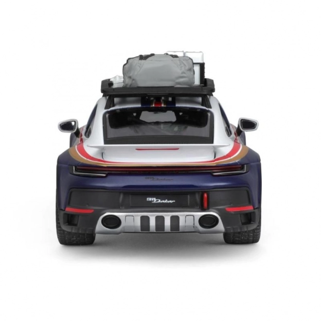 Bburago 1:24 Racen - Porsche 911 Dakar - Blauw 953 Roughroads