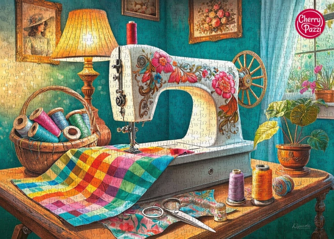 Cherry Pazzi Puzzel Mijn naaihoek 1000 stukjes