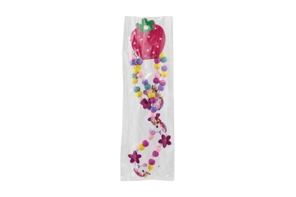 Halsketting en armband met eenhoornkralen