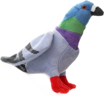 Pluchen duif 20 cm