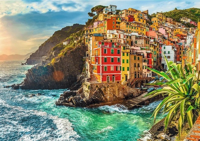 Puzzel 1000 stukjes Premium Plus Kwaliteit Stad Riomaggiore Italië