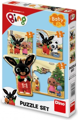 Baby puzzel Bing en vrienden 3-in-1 (3, 4, 5 stukjes)