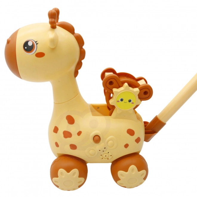 Bewegende giraffe 2-in-1 met bellenblaas voor kinderen
