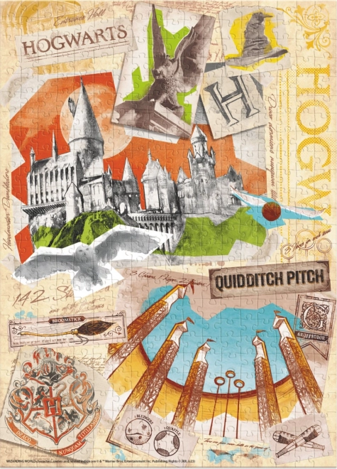 Puzzel Harry Potter: School voor Hekserij en Hocus-Pocus in Zweinstein 450 stukken