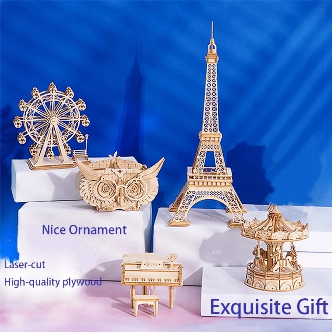 Eiffeltoren - 3D houten bouwpakket