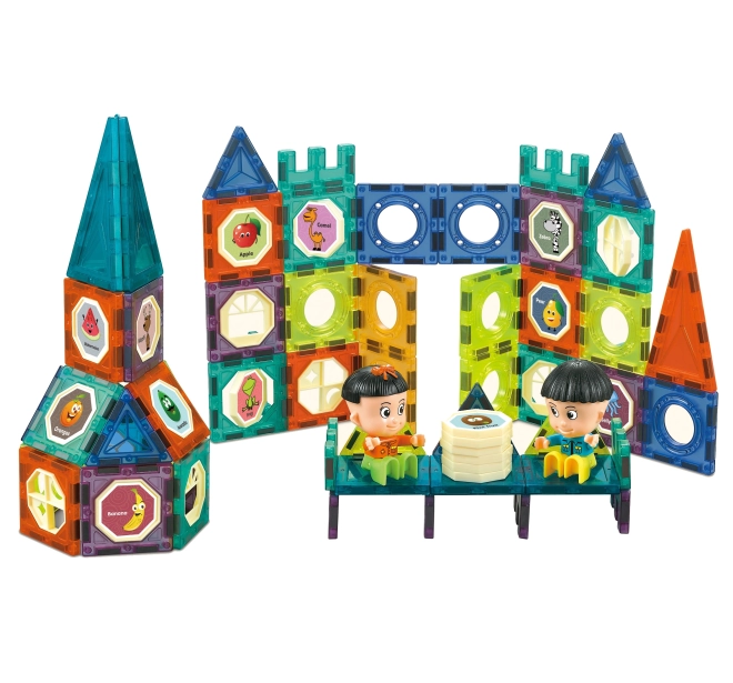 Woopie magnetische bouwset kasteel 98 stuks