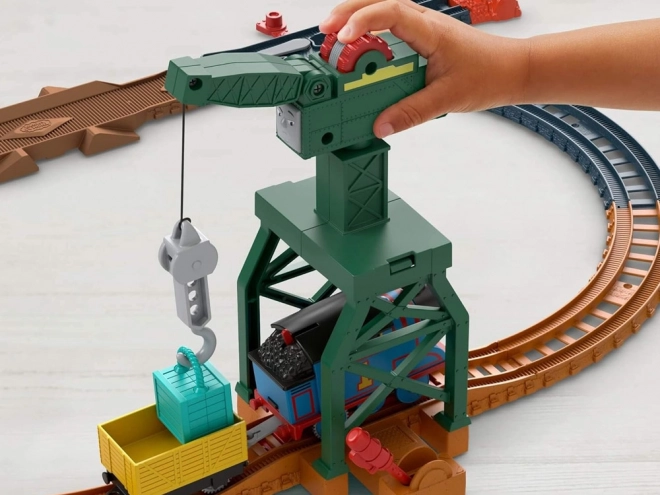 Tom en Vrienden locomotief Kraan Charles en vracht