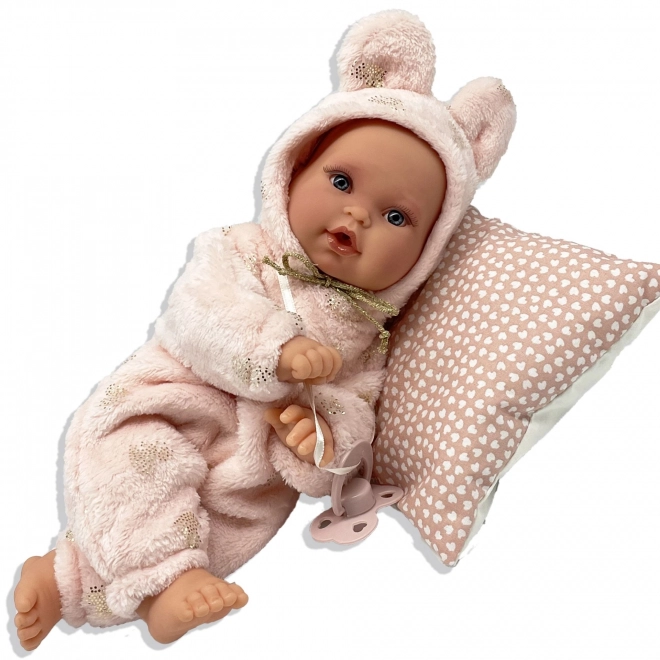 Antonio Juan 1136 KIKA - realistische baby pop met speciale bewegingsfunctie en zacht stoffen lichaam - 27 cm