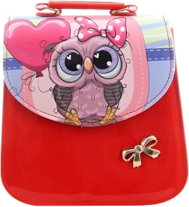 Handtas met uilenmotief