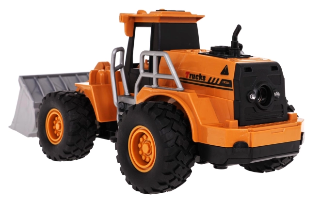 R/C Bulldozer met lichteffecten en rook