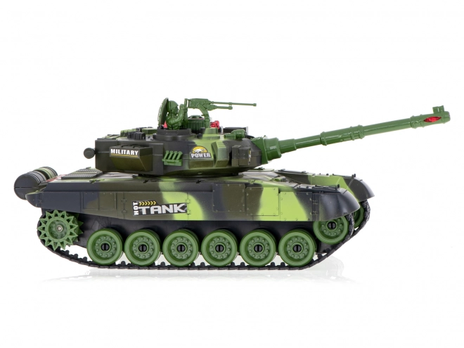 RC tank op afstandsbediening 2,4 GHz bos camouflage