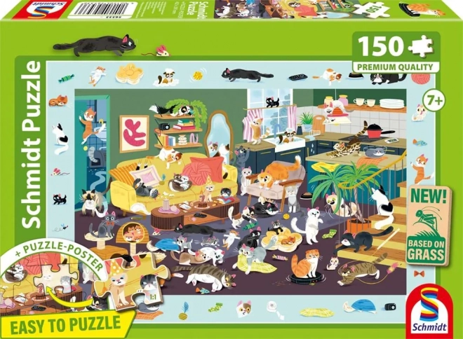 Puzzel Kattenplezier 150 stukjes