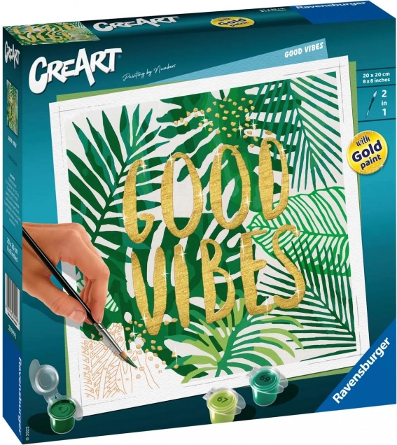 CreArt: Good Vibes – schilderen op nummer voor tieners