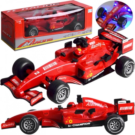 Formule-raceauto met geluid- en lichteffecten – Rood