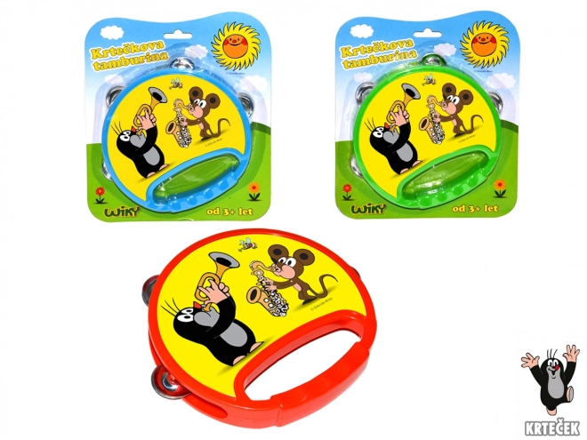 Kinder tamboerijn met Krtek 18 cm